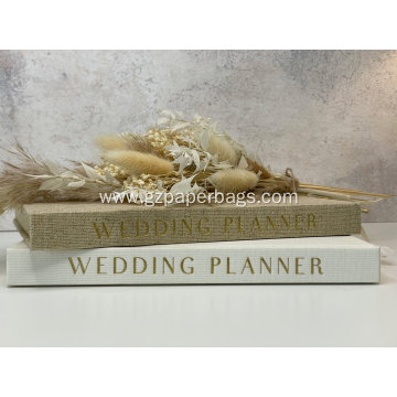 Best Printable Personalised Wedding Planner with Linen Cover